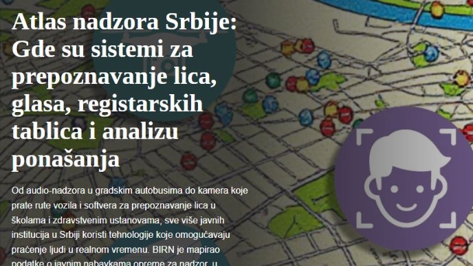 Mapiran video-nadzor u Srbiji